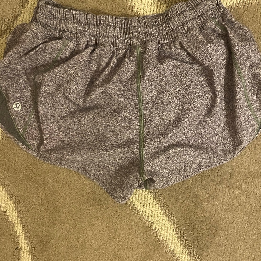 Gray lulu lemon shorts